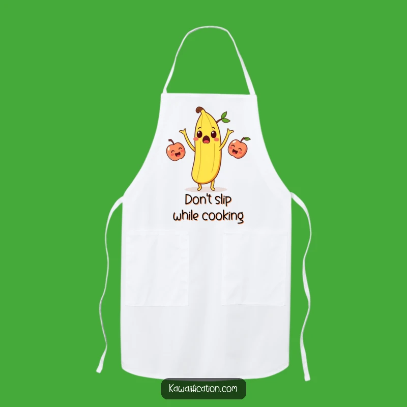 Funny Banana Peel Juggling Apron: Cook with Comedy and Flair