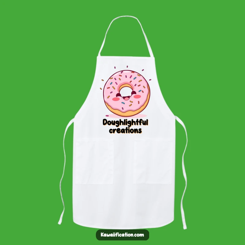 Funny Donut Confetti Apron - Bake with Festive Sprinkles!
