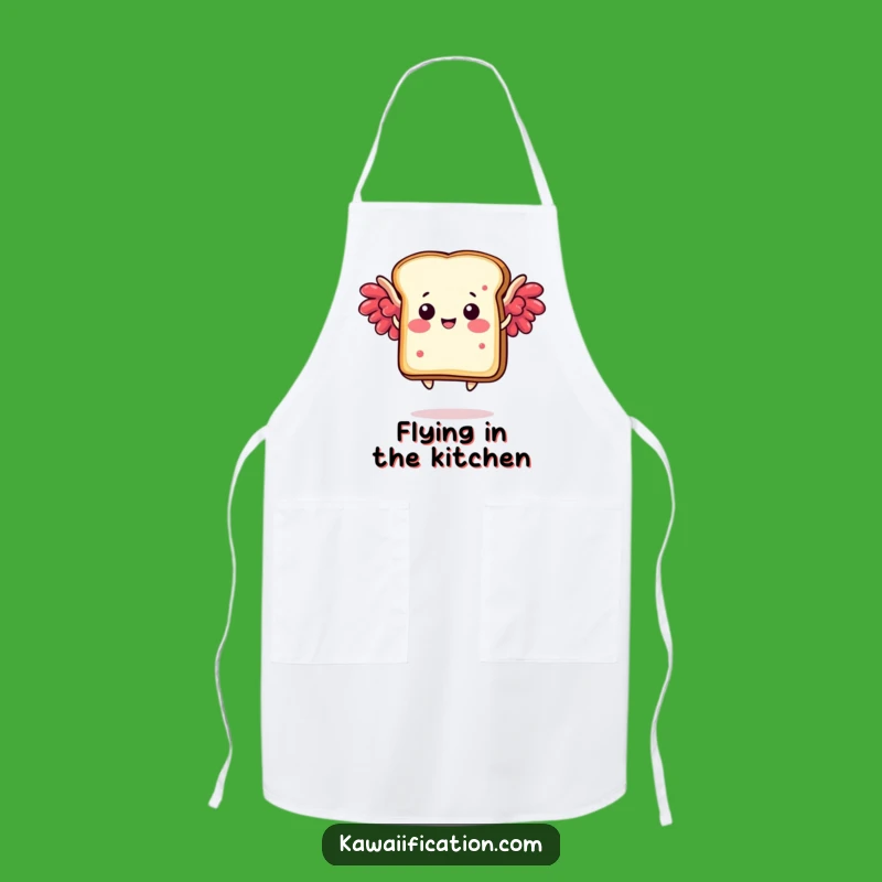 Funny Toast Wings Apron: Cook Up Smiles in the Kitchen
