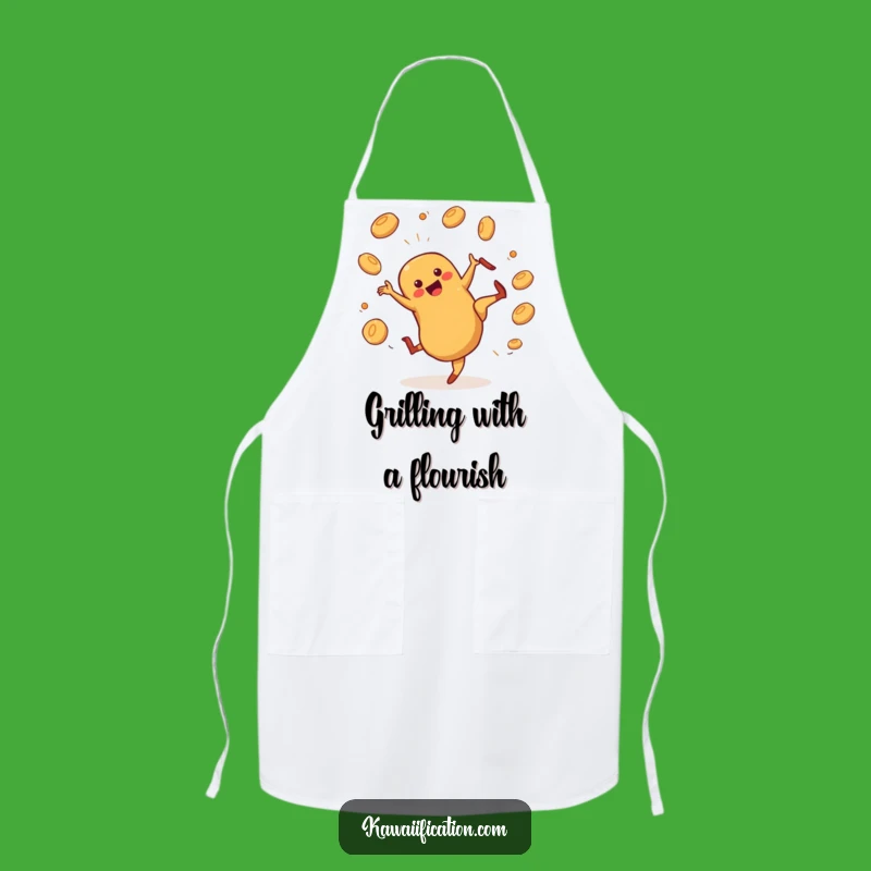 Funny Hot Dog Cartwheel Apron: Cook with Culinary Comedy
