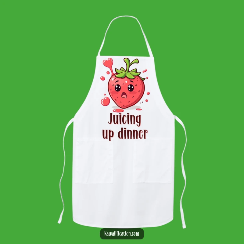 Funny Strawberry Surprise Apron - Cook with Juicy Giggles!