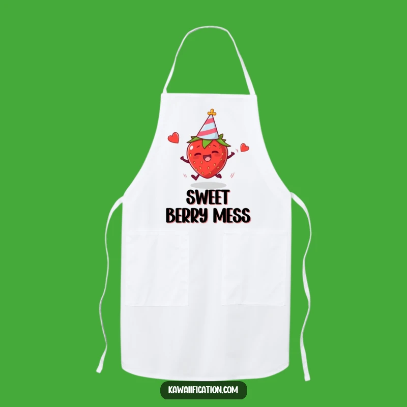 Funny Tripping Strawberry Apron: Hilarious Party Cooking Gift