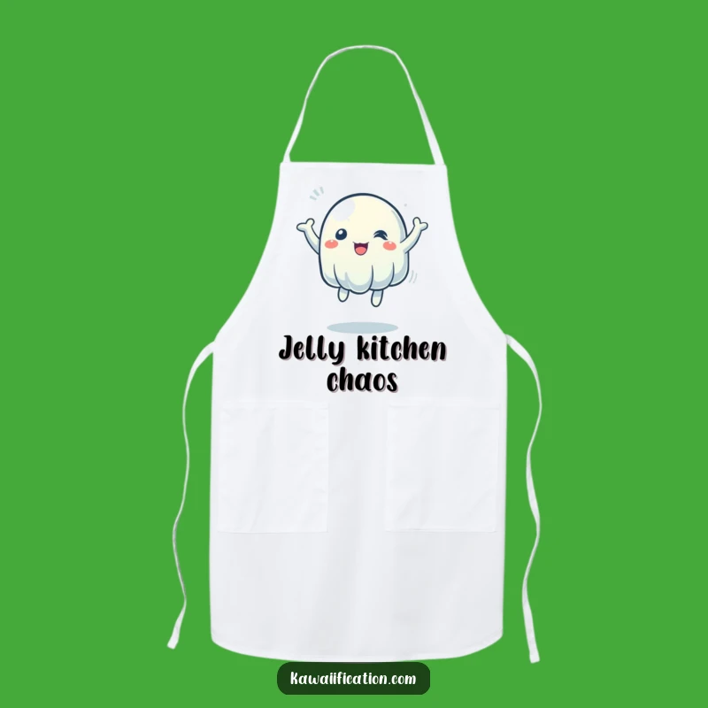 Funny Wobbly Jelly Apron: Cook with Energy and Humorous Style!