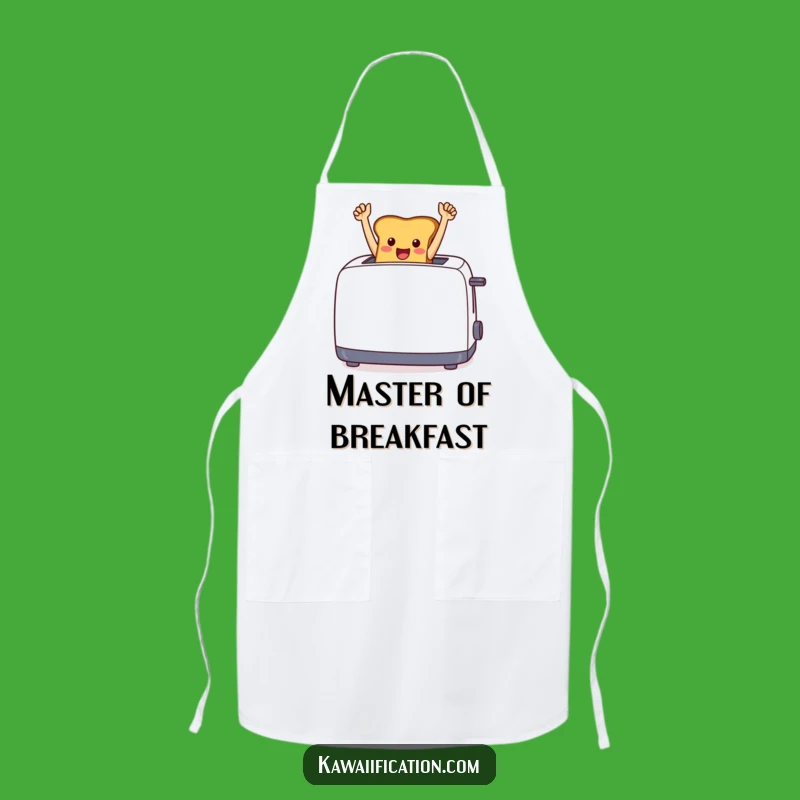 Funny Toast Triumph Apron - Cook with Victory, Cheerful Funny Gift