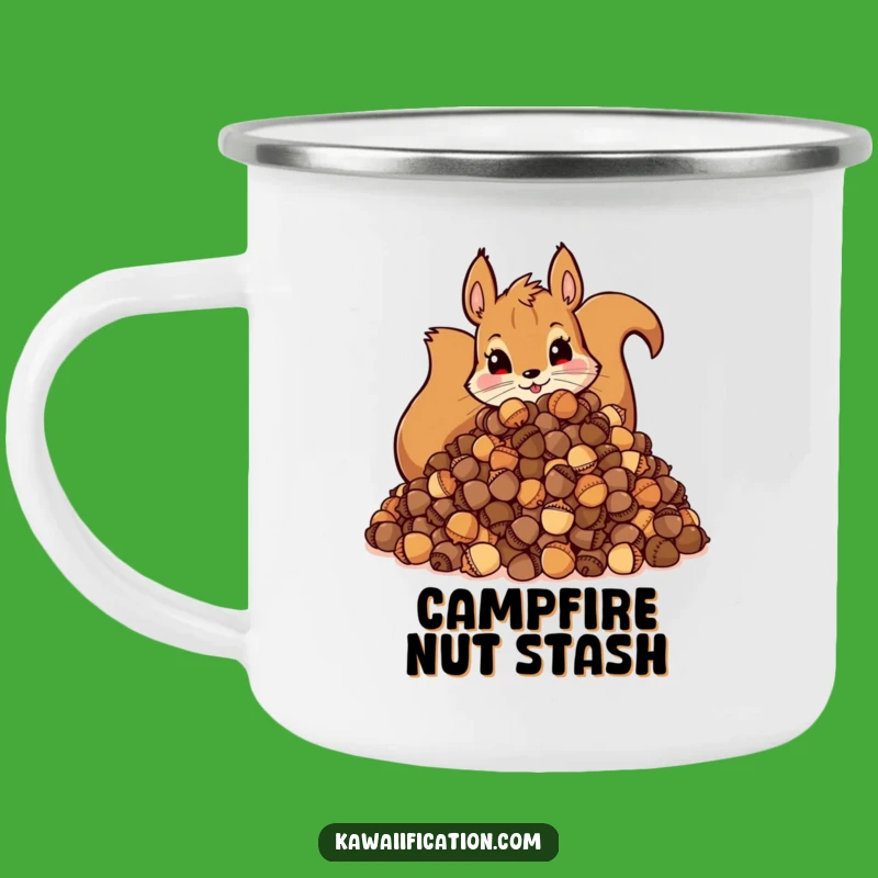 Funny Squirrel Acorn Camping Mug: Hoarding Cup, Perfect Funny Gift