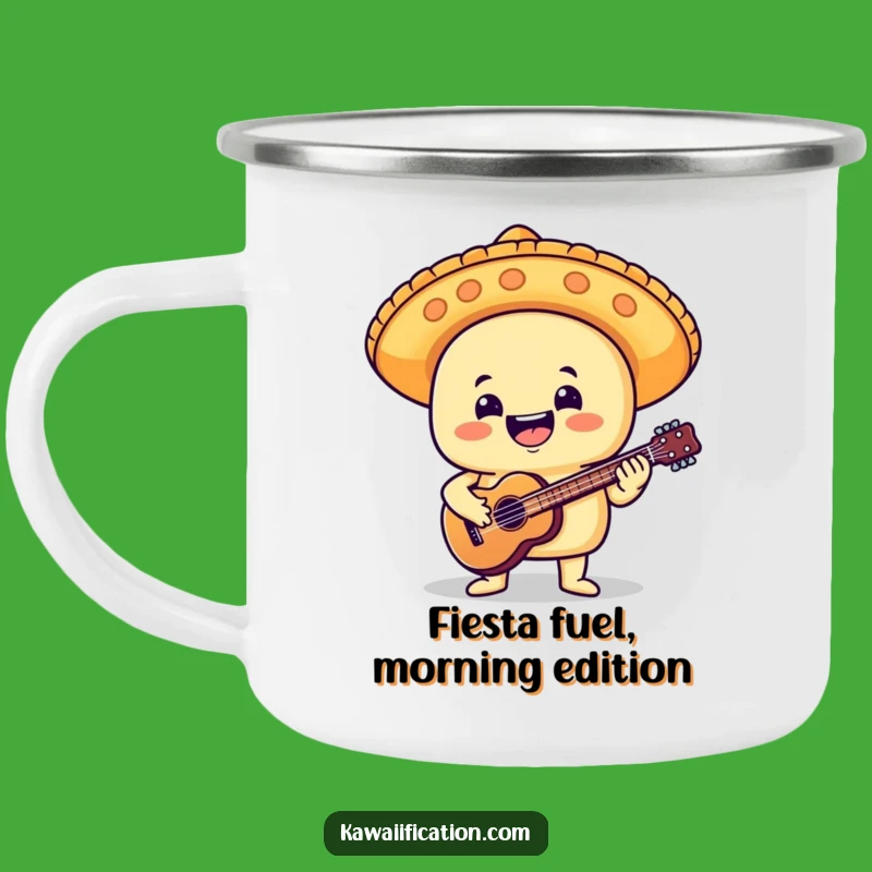 Funny Taco Mariachi Camping Mug: Trail-Ready Fiesta Humor, Perfect Gift