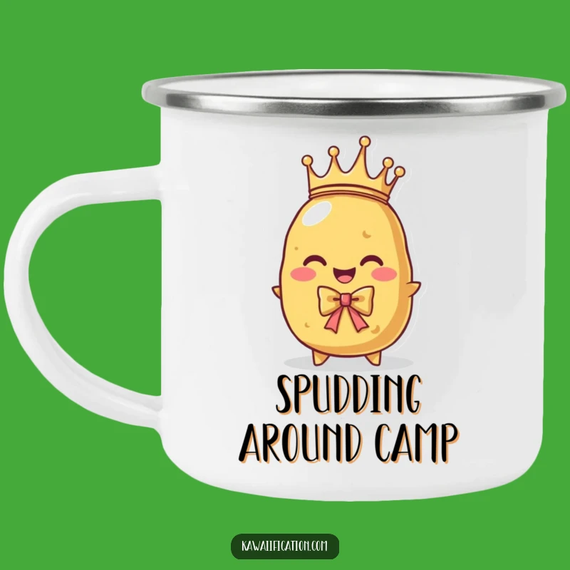 Funny Potato King Camping Mug: Sip Like Royalty on Your Adventures