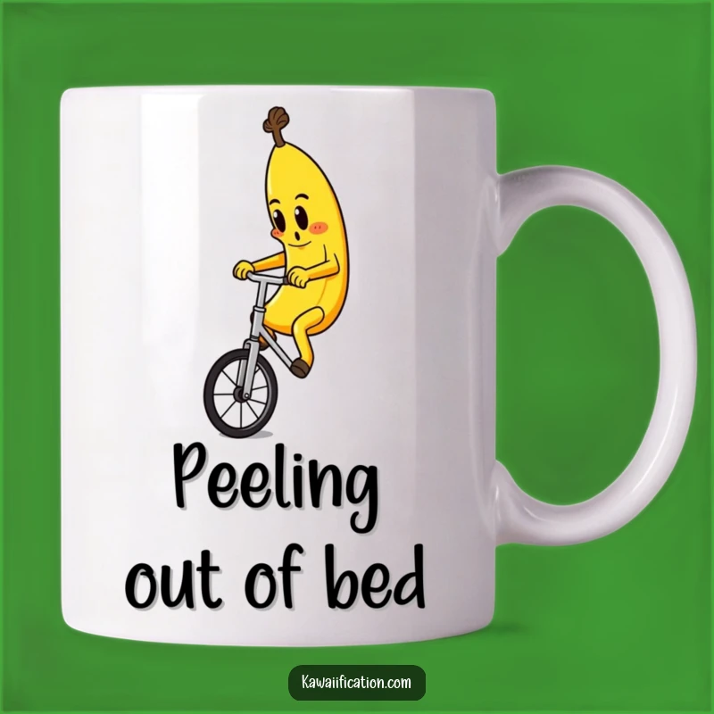 Funny Banana Unicyclist Mug: A Hilarious Fruit Adventure Gift for Cyclists