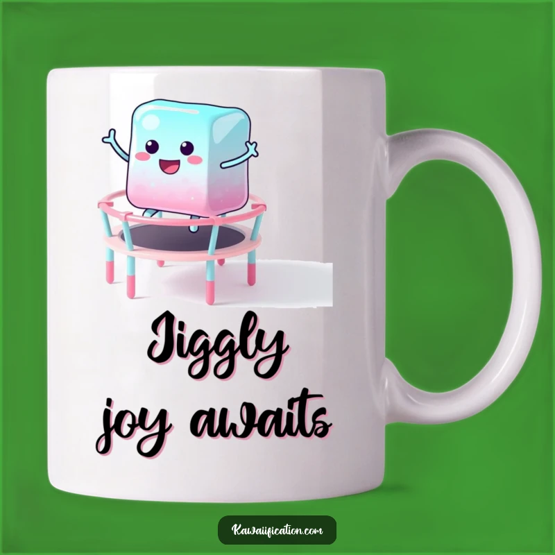 Funny Jelly Cube Candy Trampoline Mug A Hilarious Treat For Jelly Lovers And Bounce Enthusiasts