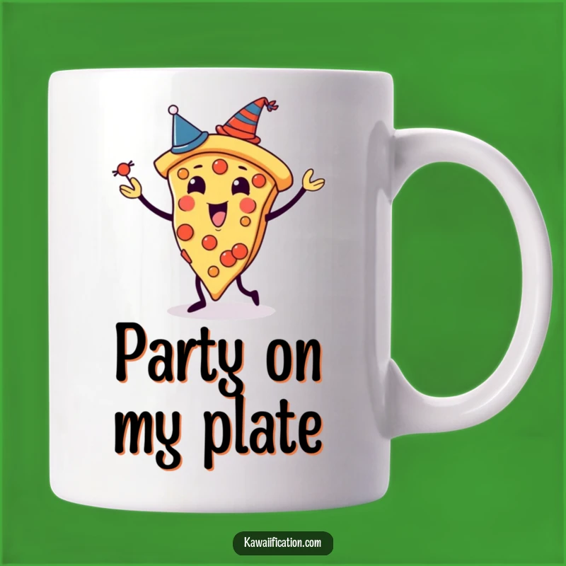 Funny Pizza Juggling Mug: Hilarious Party Foodie Gift for Pizza Lovers