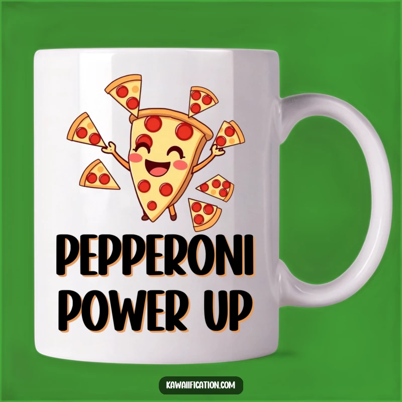 Funny Pizza Juggler Mug - Hilarious Gift for Pizza Lovers