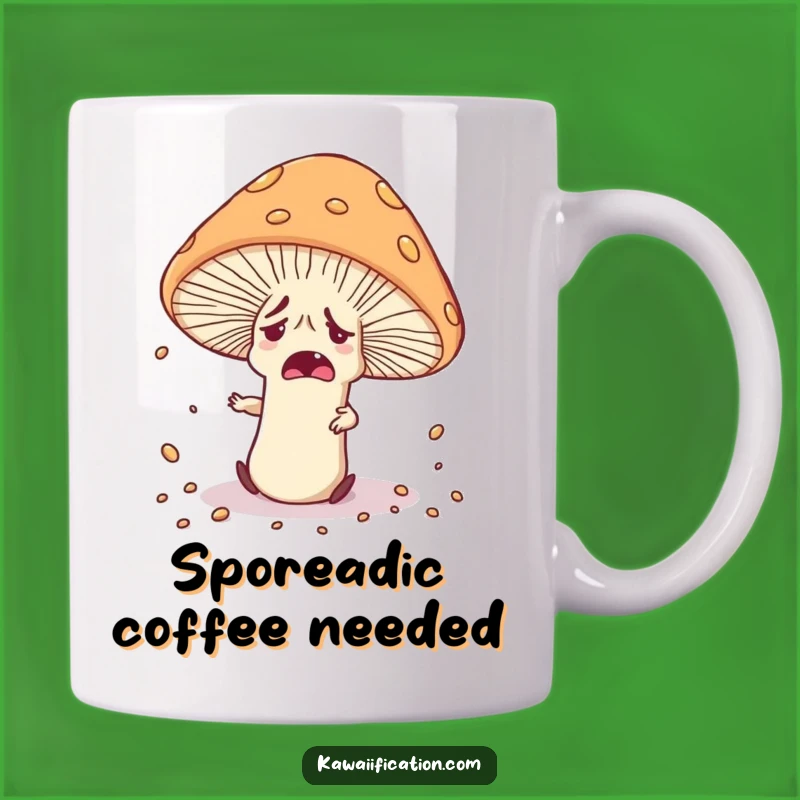 Funny Mushroom Trip Mug - Spore Scatter Chaos, Humorous Funny Gift
