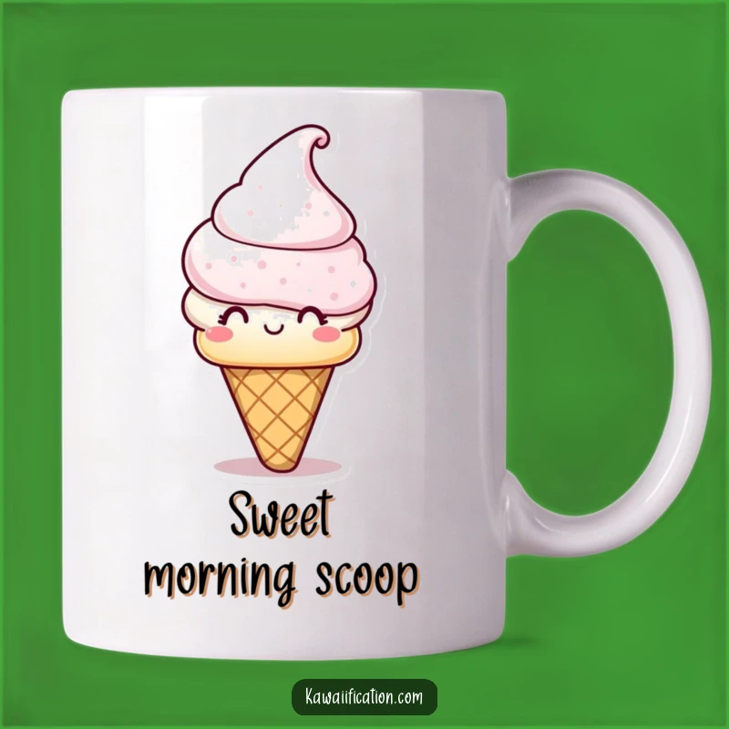 Funny Ice Cream Cone Mug: A Sweet and Humorous Treat for Cone Lovers