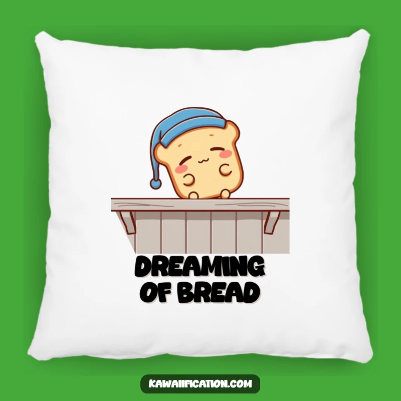 Funny Sleepy Bread Falling Pillow - Cozy Cartoon Comfort Gift!