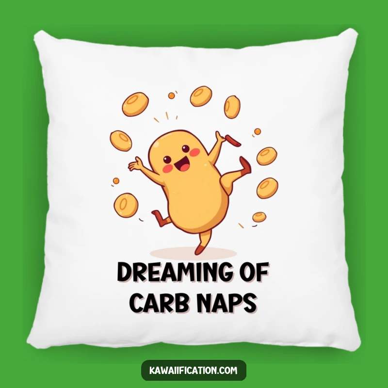 Funny Hot Dog Cartwheel Pillow: Comfy Fun for Your Couch