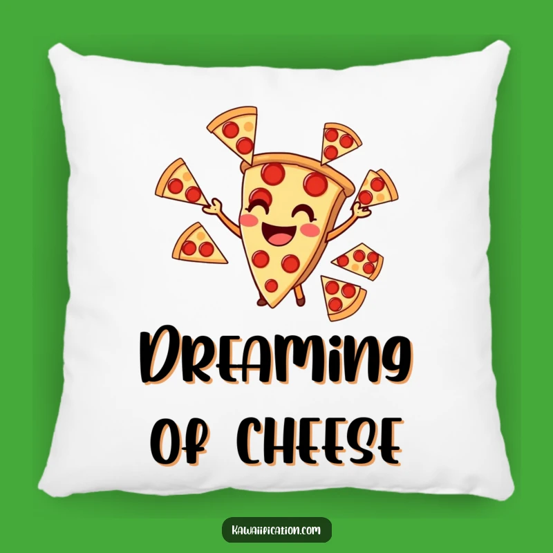 Funny Pizza Juggling Pillow - Cozy & Hilarious Accent for Foodie Homes