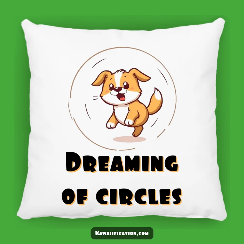 Funny Doggy Dizzy Pillow - Cozy & Hilarious Accent for Dog Lovers