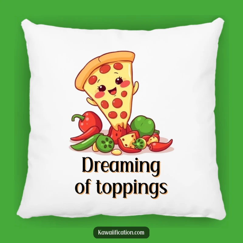 Funny Pizza Slip Pillow: Soft Giggling Slice, Cozy Foodie Decor