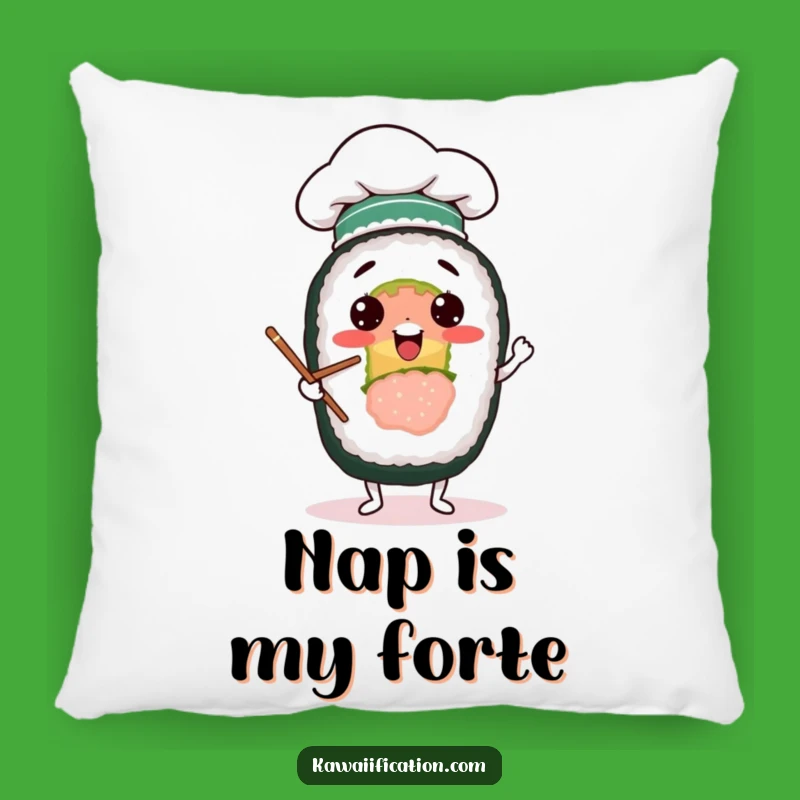 Funny Sushi Juggler Pillow: Cozy Comfort, Hilarious Foodie Accent Gift