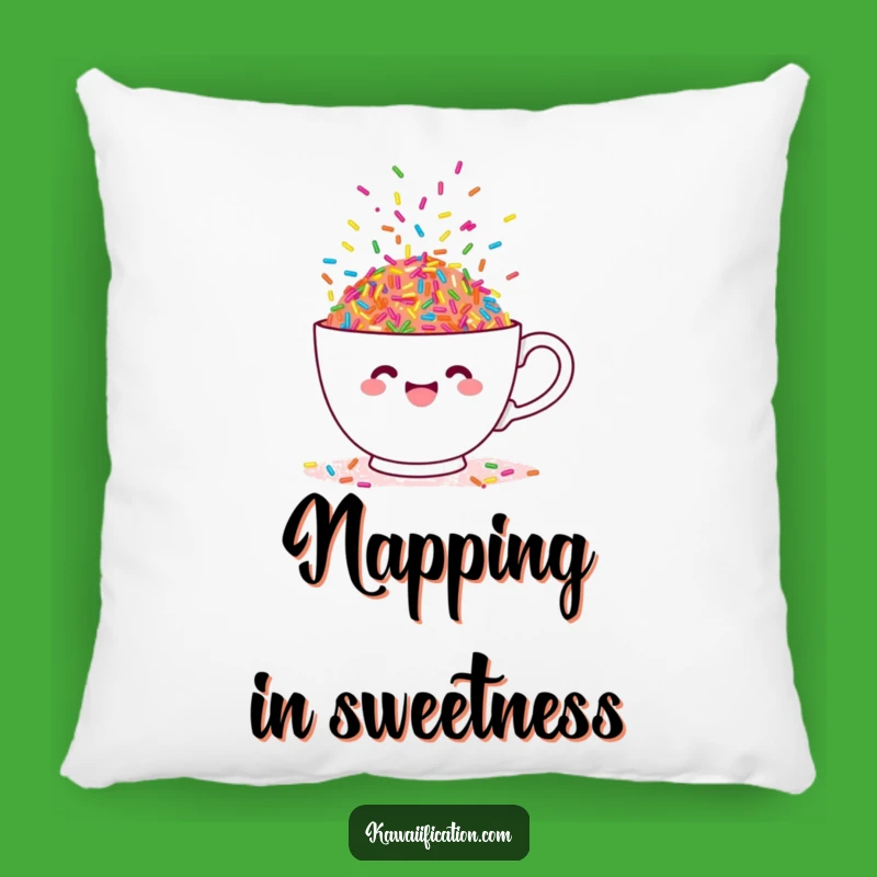 Funny Sprinkle Pillow - Cozy & Hilarious Accent for Sweet Homes