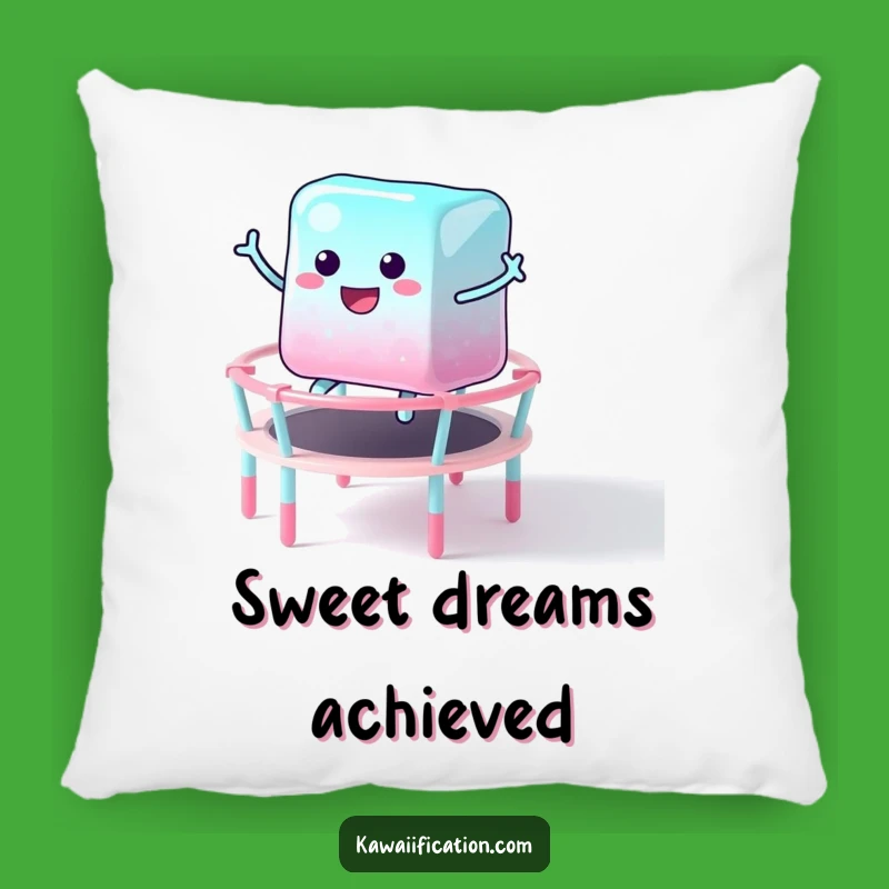 Funny Jelly Cube Candy Trampoline Pillow A Hilarious And Cozy Addition To Your Decor