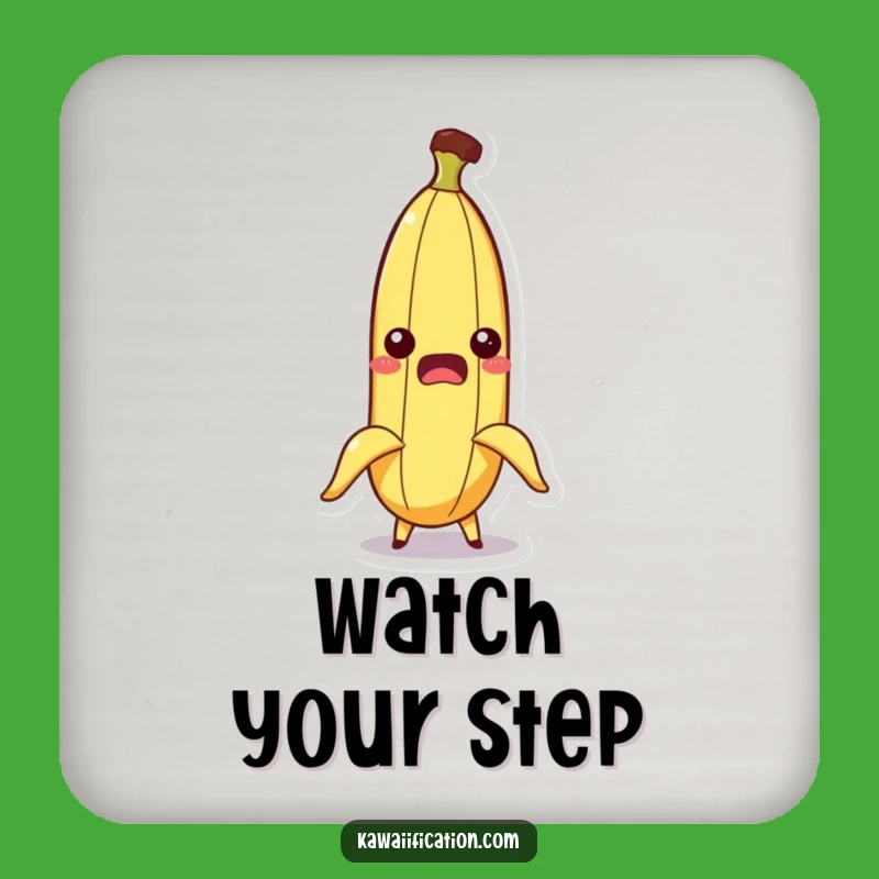 Funny Banana Slip Coasters: Protect Surfaces with Humor