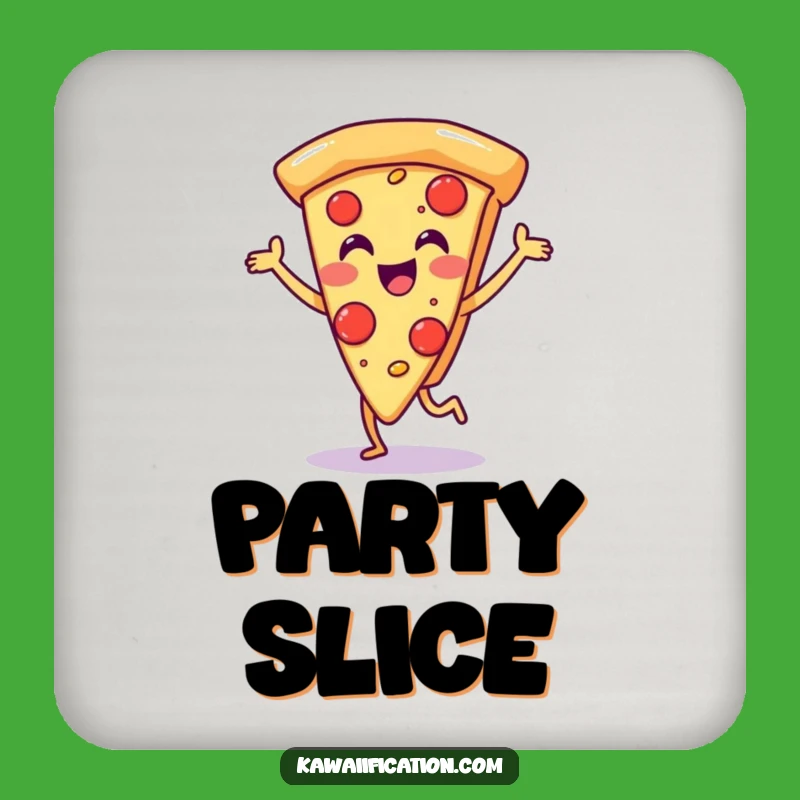 Funny Dancing Pizza Coasters: Protect Surfaces with Pizzazz