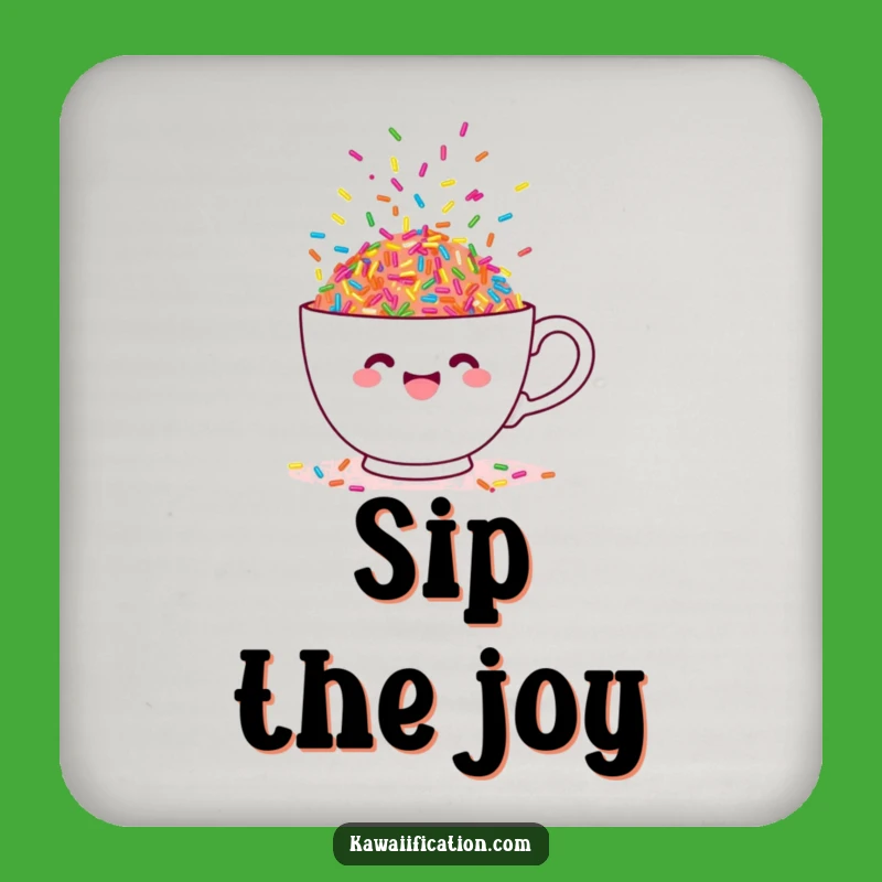 Funny Sprinkle Teacup Coaster - Hilarious Gift for Sweet Homes