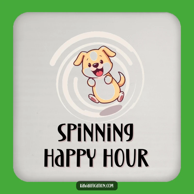 Funny Bewildered Dog Coaster - Surface Protection Humor, Great Humorous Gift