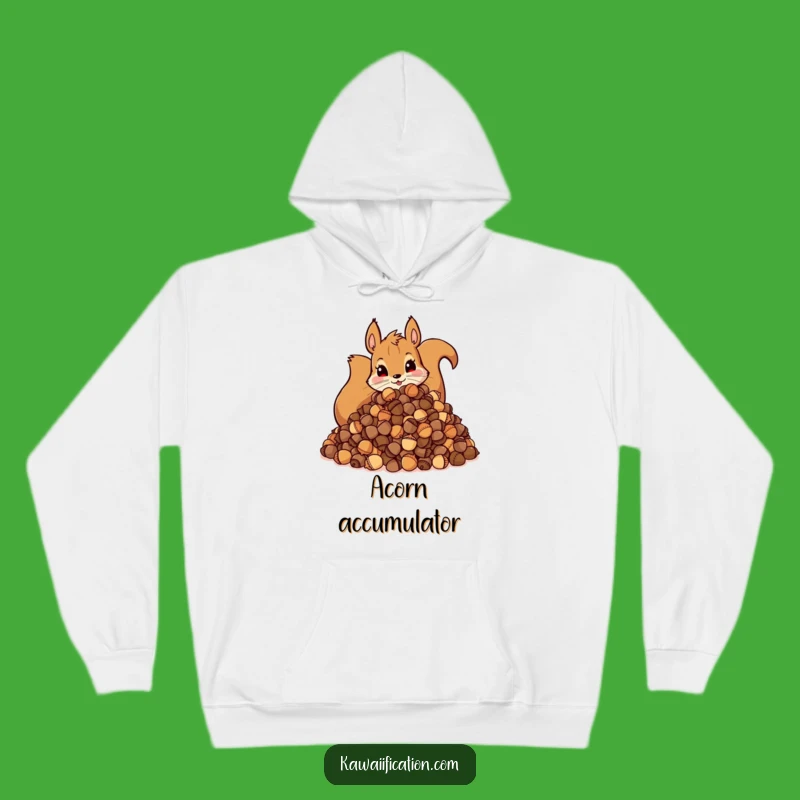 Funny Squirrel Acorn Hoodie: Cozy Hoarding Wear, Ultimate Funny Gift
