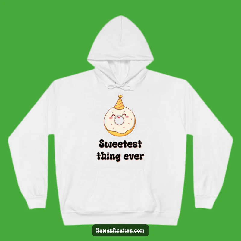 Cozy Funny Donut Party Hoodie: Warm and Humorous Apparel for Sweet Celebrations