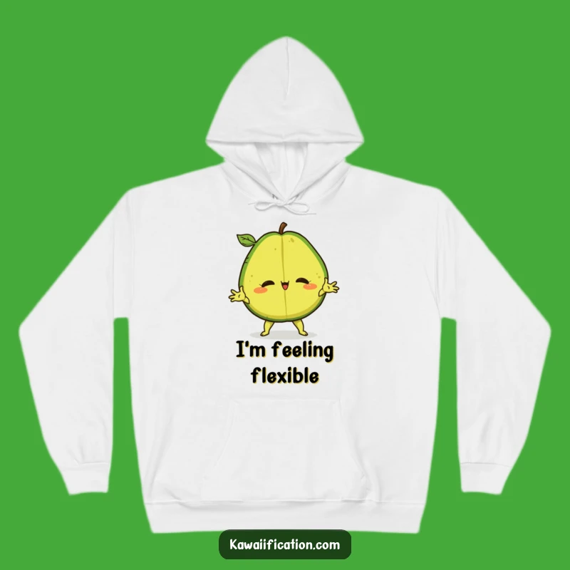 Funny Avocado Split Hoodie: Cozy Confident Fruit Wear for a Hilarious Gift