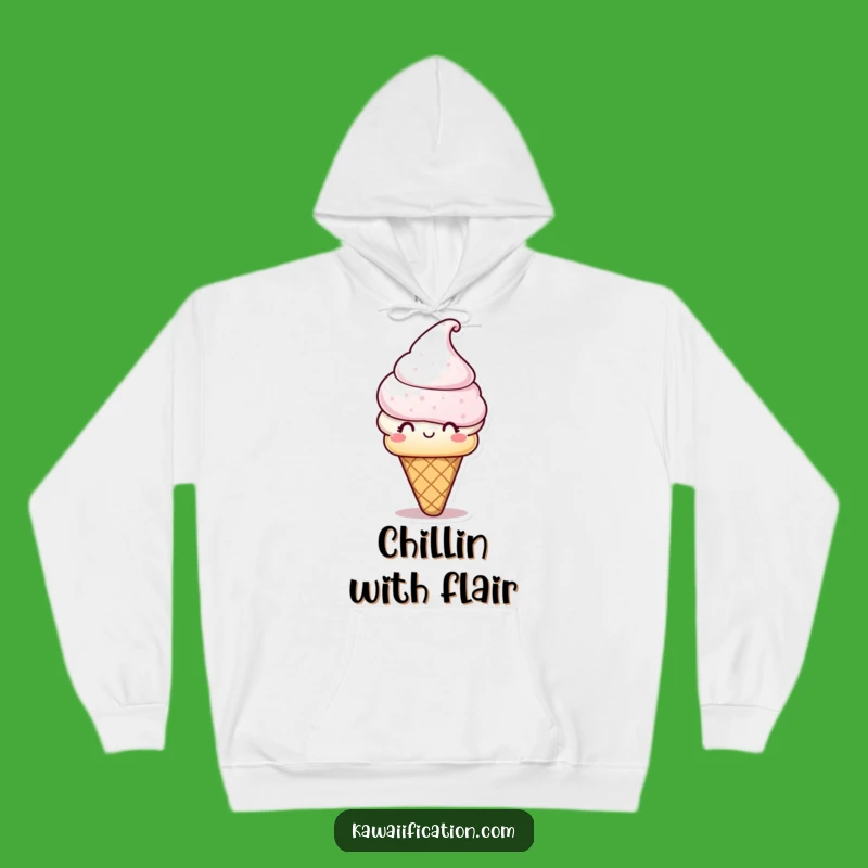 Funny Ice Cream Cone Hoodie: Stay Cool and Cozy with This Humorous Sweatshirt