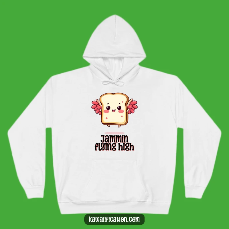 Funny Toast Wings Hoodie: Cozy Up with Breakfast Humor