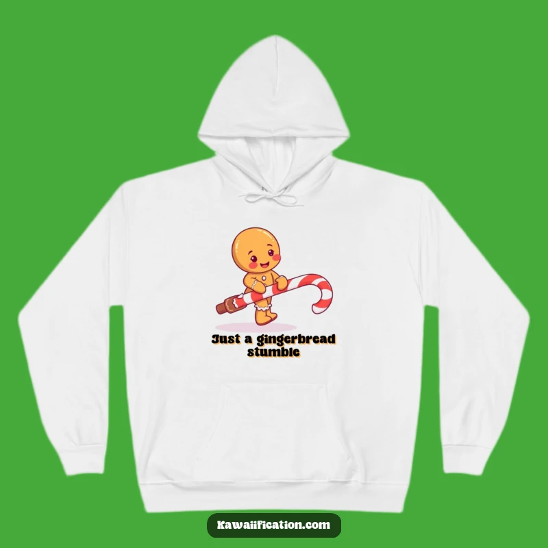 Cozy Funny Gingerbread Man Hoodie: Warm Up with Holiday Mischief