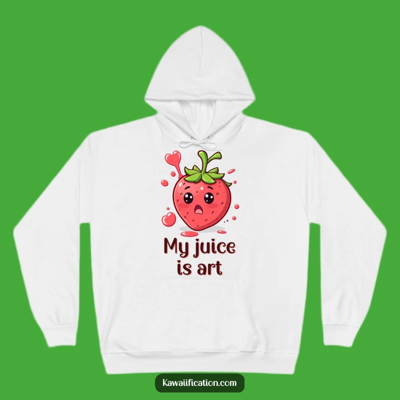 Funny Strawberry Surprise Hoodie - Cozy Comfort with Juicy Fun!