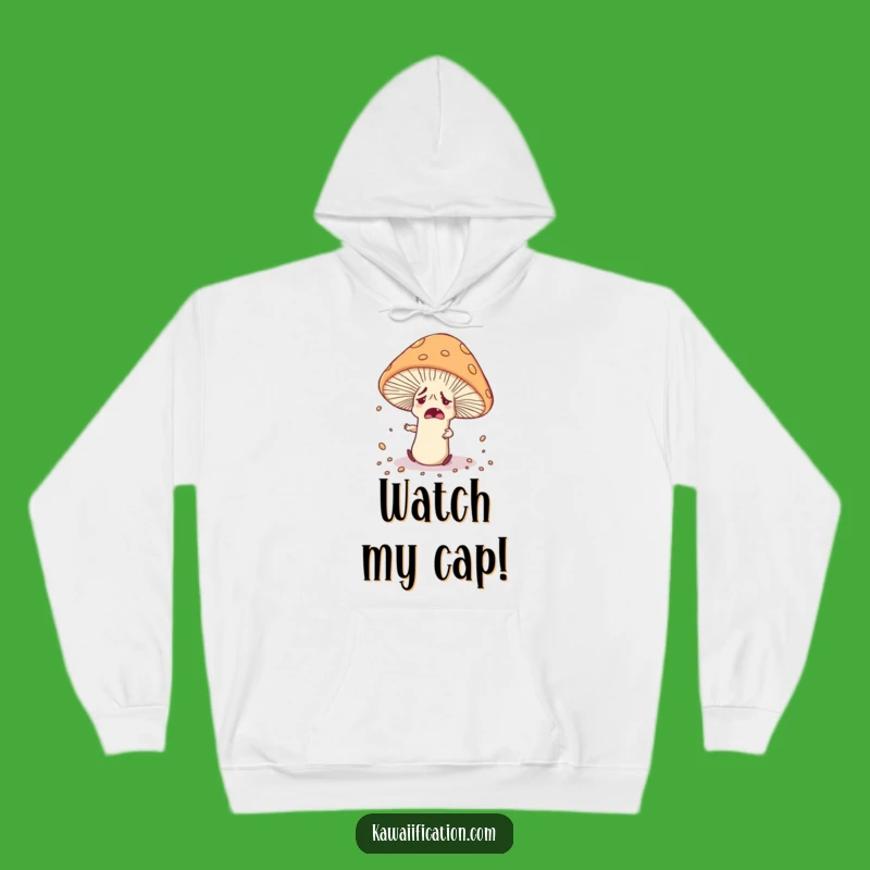 Cozy Fungi Fun: Funny Mushroom Hoodie - Spore Scatter Comfort, Ideal Funny Gift