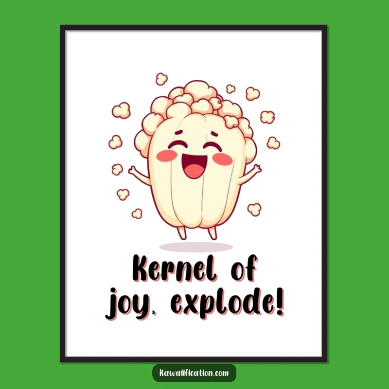 Free Printable Exploding Popcorn Wall Art: Joyful and Energetic Downloadable Decor
