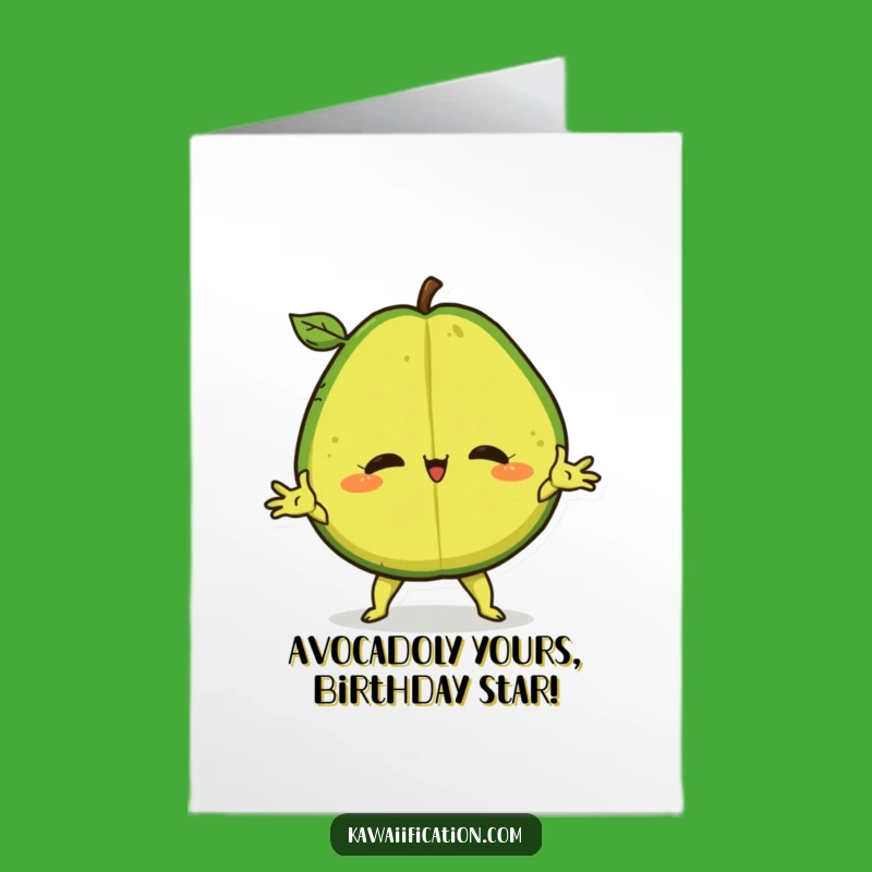 Free Printable Birthday Card: Funny Avocado Split - A Hilarious Downloadable Gift