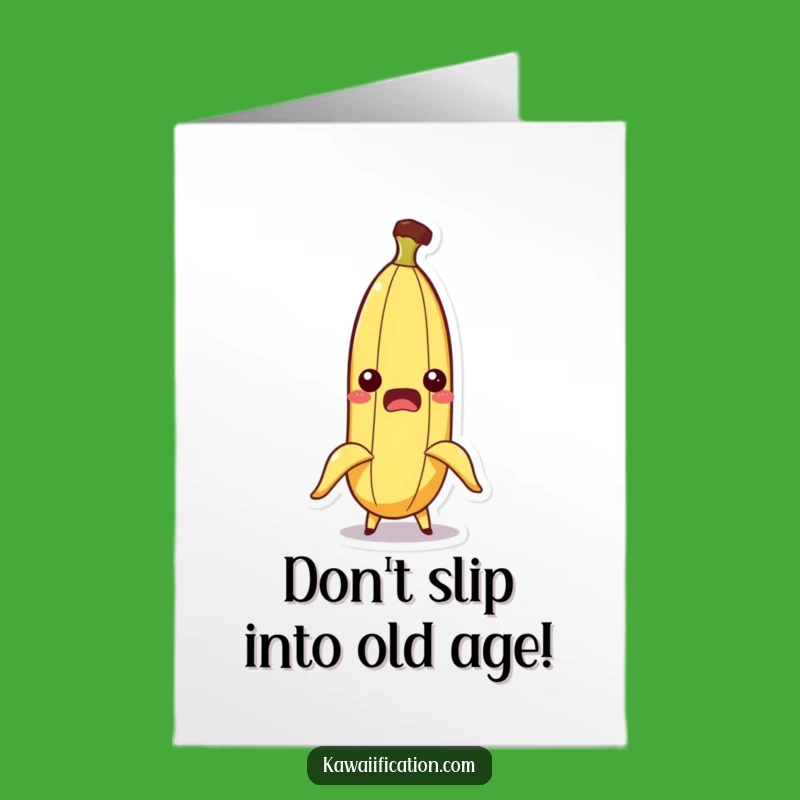 Free Printable Birthday Card: Slipping Banana for a Hilarious Downloadable Joke Gift