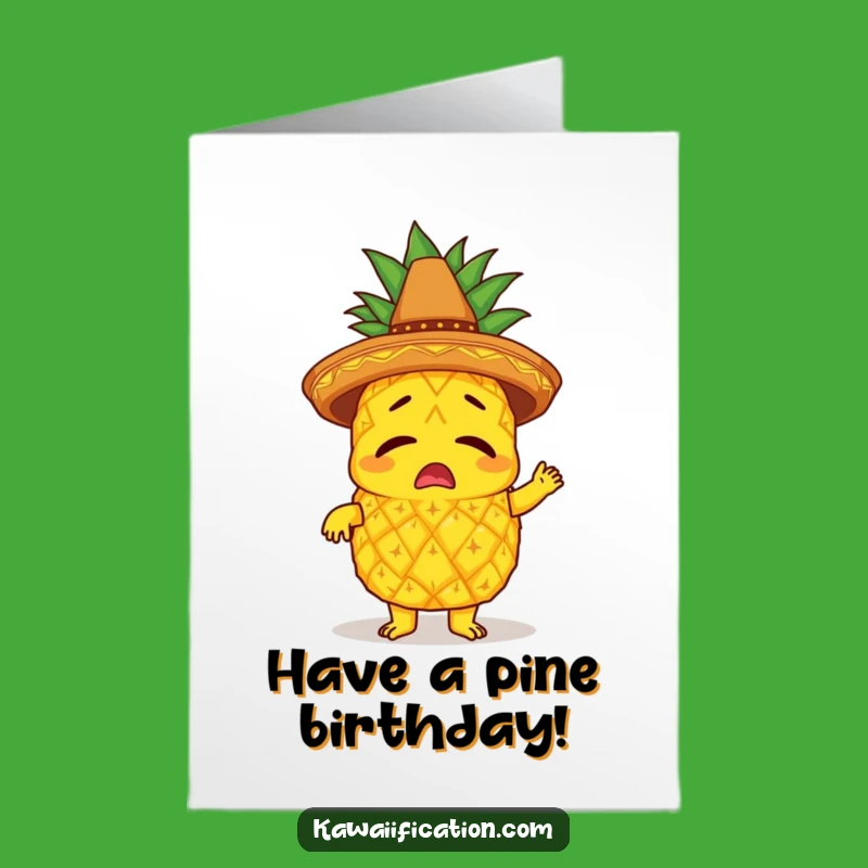 Free Printable Pineapple Limbo Birthday Card Humorous Gift Download