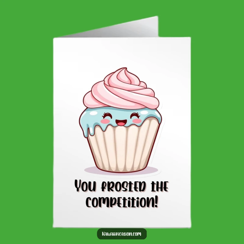Free Printable Cupcake Drip Congrats Card- Sweet Downloadable Gift!
