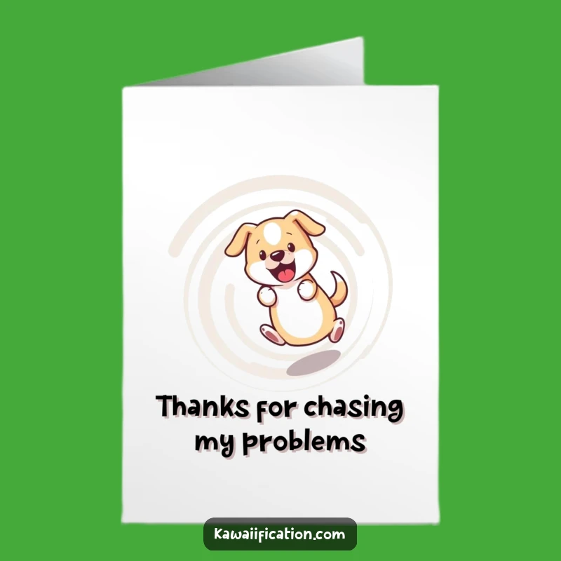 Free Printable Dog Thank You Card: Wacky Thanks Downloadable Gift for Fun Appreciation