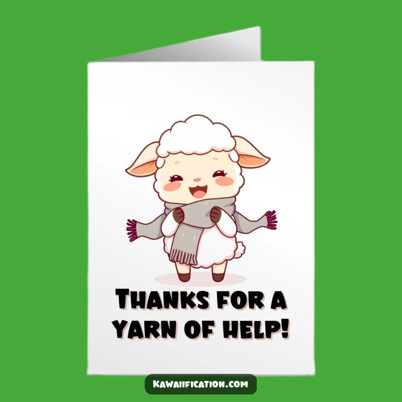 Free Printable Sheep Thank You Card: Adorable & Funny DIY Gift Download