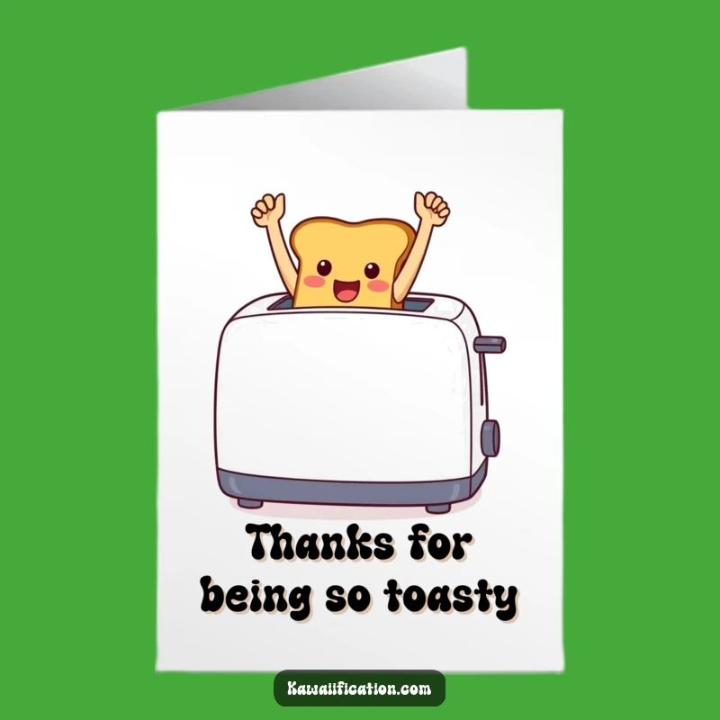 Free Printable Thank You Card: Triumphant Toast Funny Downloadable Appreciation!