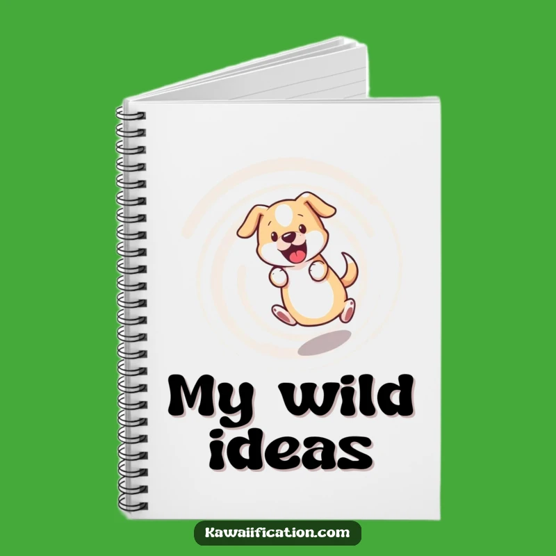 Funny Bewildered Dog Notebook - Dizzy Thoughts, Great Humorous Gift Journal