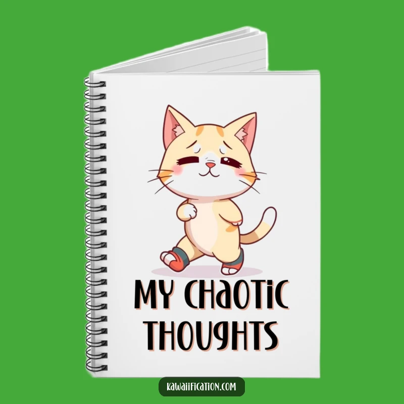 Funny Cat Mismatched Socks Notebook: Jot Down Your Thoughts