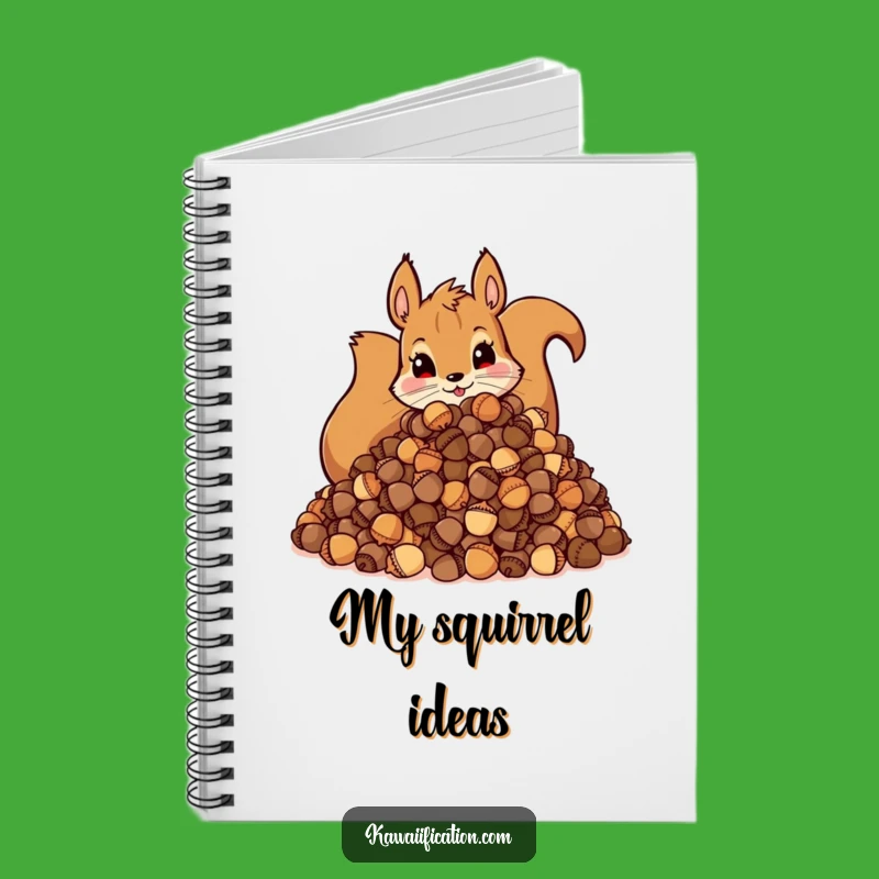 Funny Squirrel Acorn Notebook: Hoarding Journal, Perfect Funny Gift
