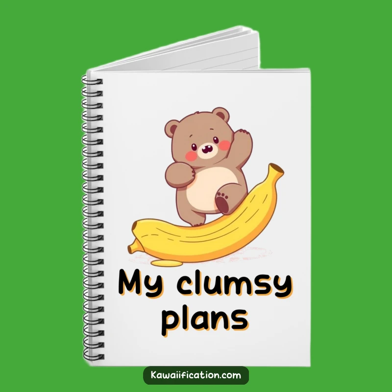 Funny Bear Slip Notebook - Hilarious Journal for Outdoor Adventures