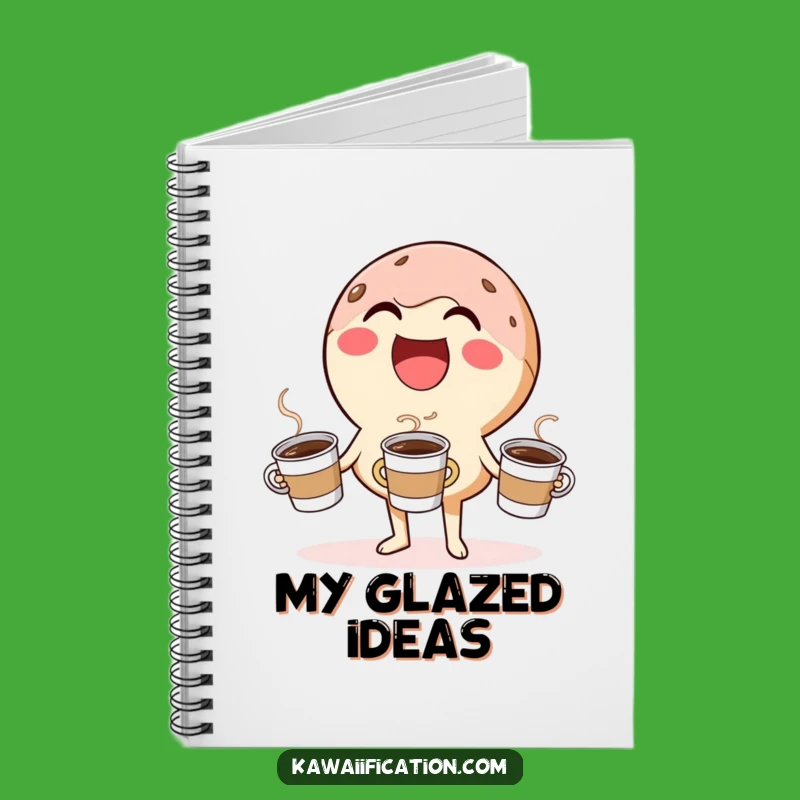 Funny Donut Juggling Notebook: Jot Down Sweet Ideas